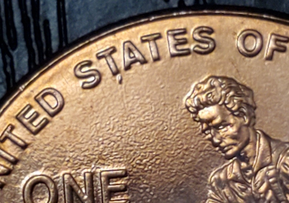2009-D Lincoln Bicentennial Cent - Formative Years in Indiana. Cud error by T