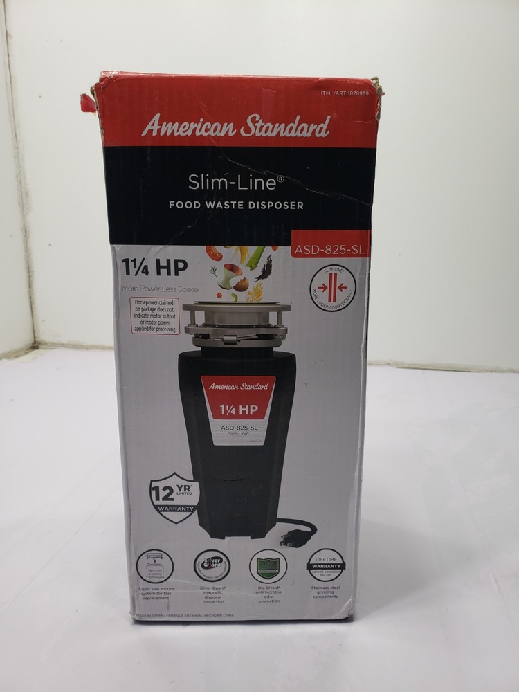 American Standard Slim Line 1.25HP Food Waste Disposer ASD-825-SL ART 1878939