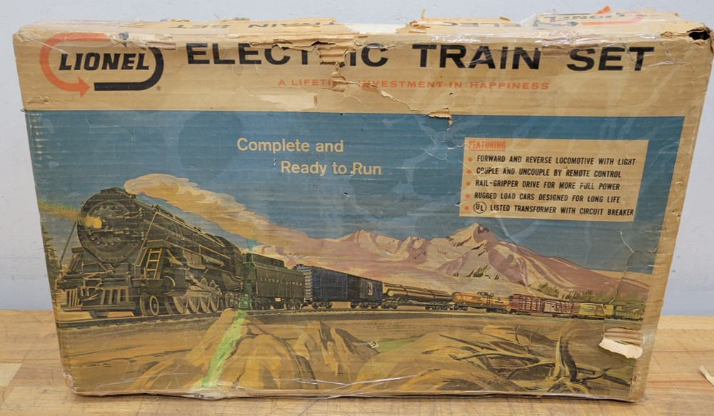 LIONEL STEAM FREIGHT TRAIN SET #11500 & BOX - USED