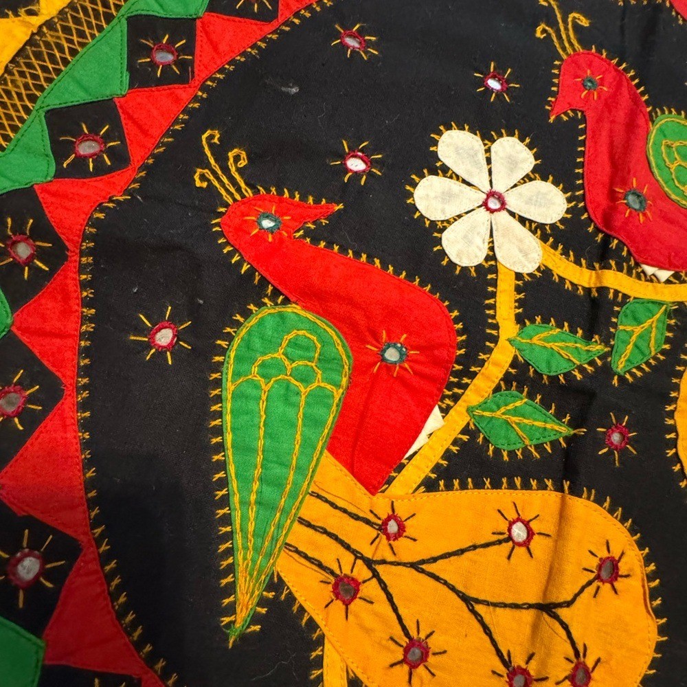 Vintage Hand Stitched Table Cover