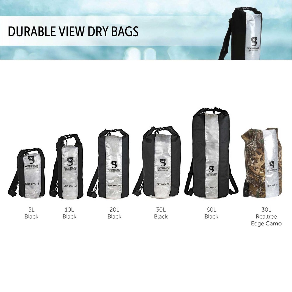 Geckobrands Durable View Dry Bag