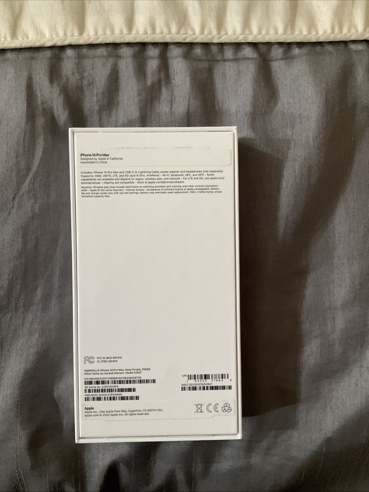 iPhone 14 Pro Max BOX ONLY NO PHONE