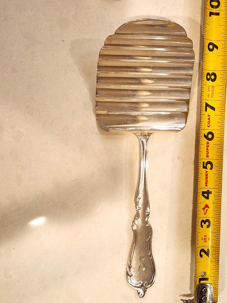 Asparagus Server 800 German Pattern Signed S Mono