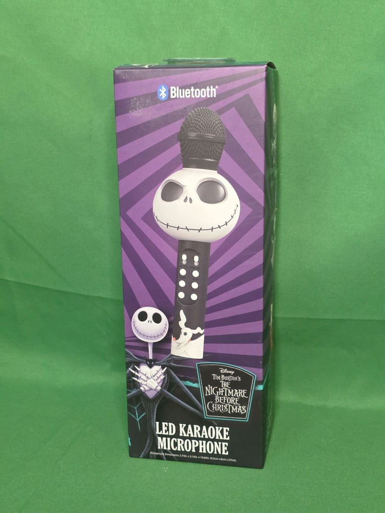 Nightmare Before Christman Bluetooth LED Karaoke Microphone & Wireless Speaker