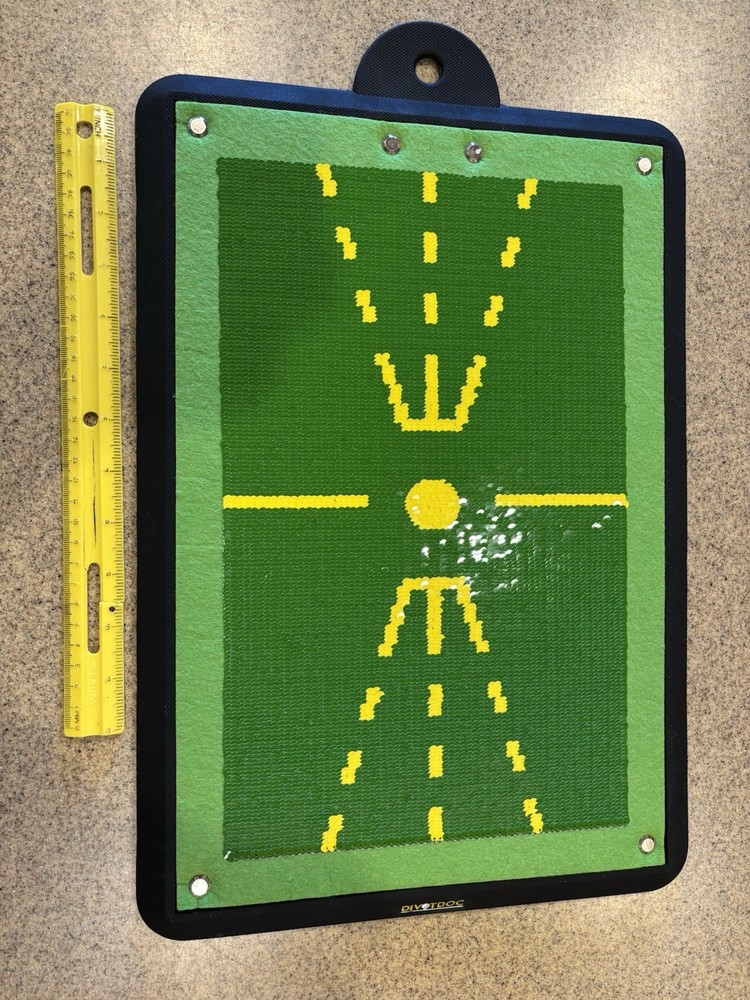 NEW IN BOX Golf DIVOTDOC Swing Training Mat, Hitting Mat with Path Feedback NEW