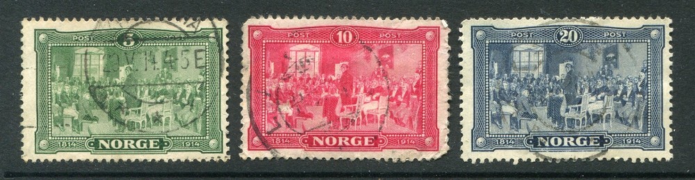 Norway #95-98 Constitutional Assembly Complete Set [Used]