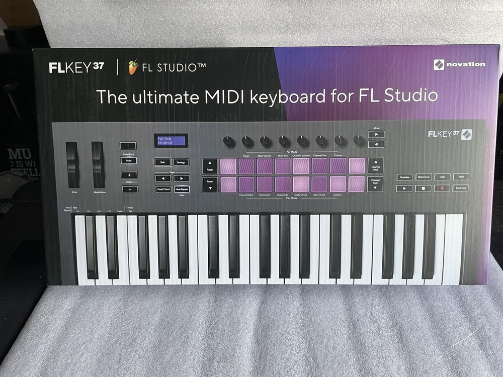 Novation FLkey 37 Midi Keyboard Controller for FL Studio Software