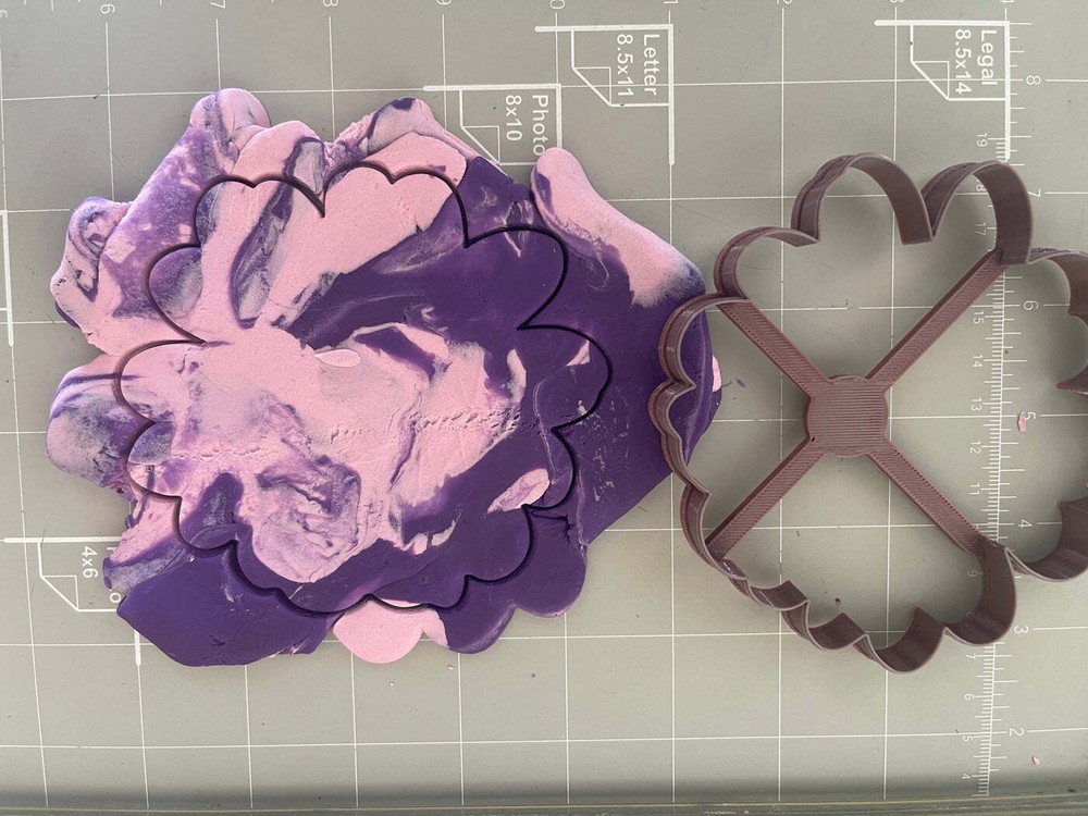 Marigold Flower Outline Cookie Cutter