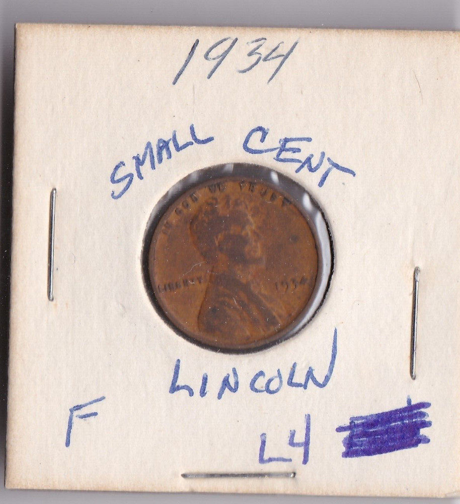 1934 Lincoln Cent L4