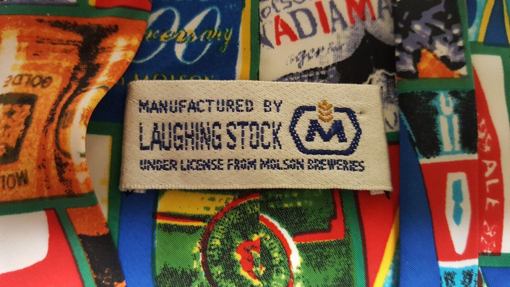 MOLSON BREWERIES LOGO NECK TIE