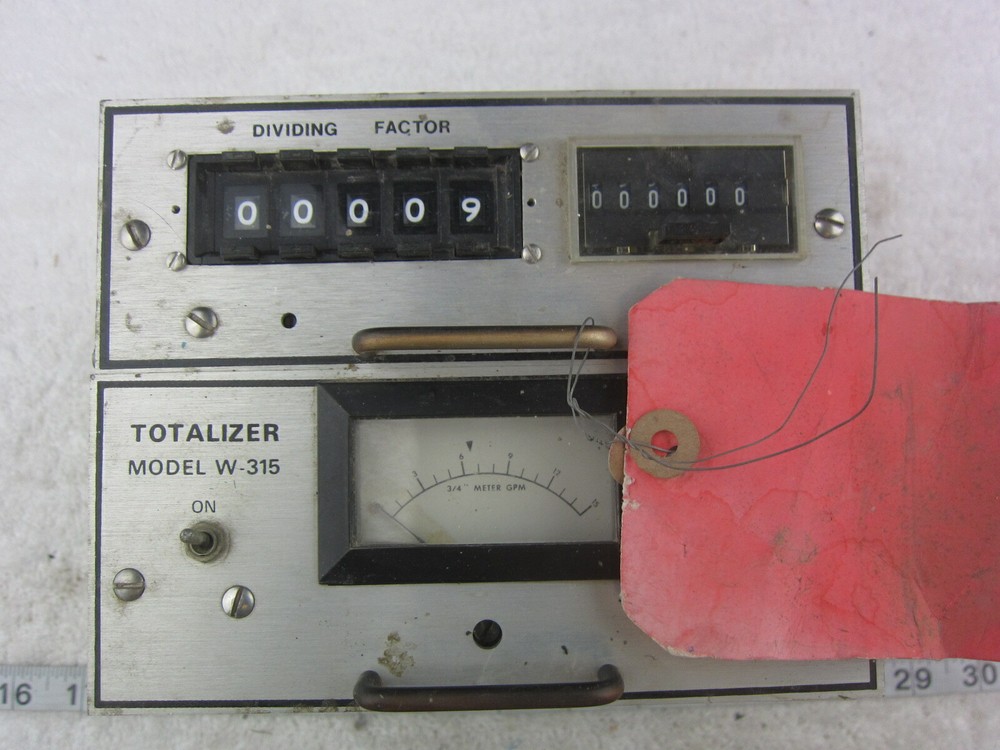 Totalizer W-315 Equipment, Used