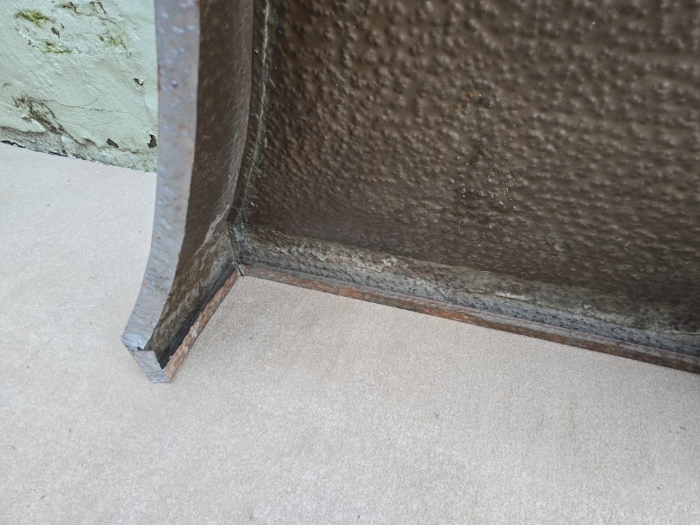 Painted Copper Fire Hood Original Condition