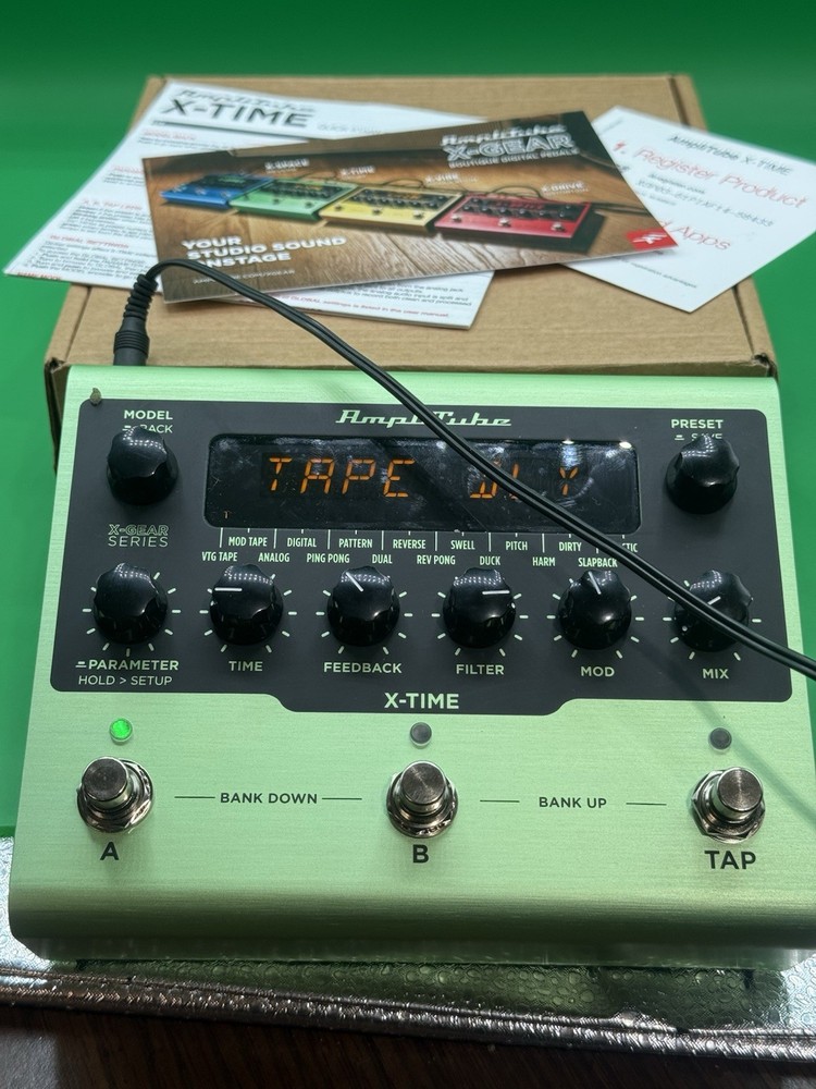 IK Multimedia AmpliTube X-Time Multi-Delay Effects Pedal With Box