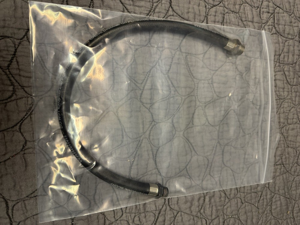 USA MADE~ Gas Hose Assembly 1/4 " Male x 3/8" Male~ 18" Long-250 PSI