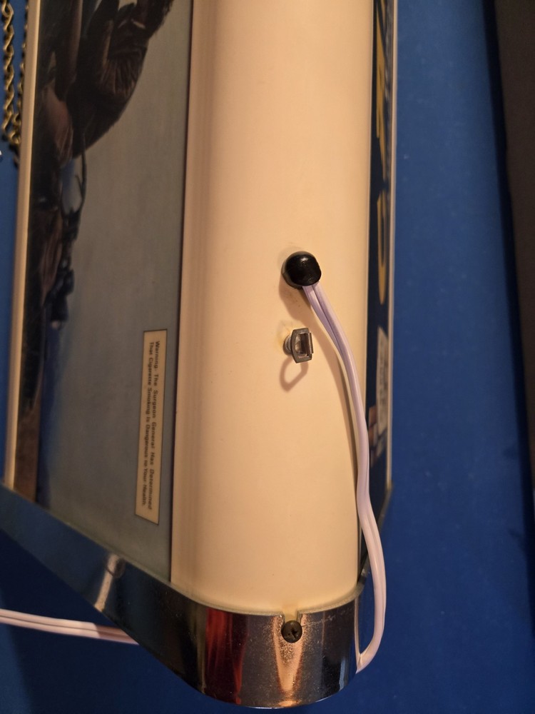 Camel Lights 40" Poker / Pool Table Light 1982 * LED Conversion * Fits 7' Table