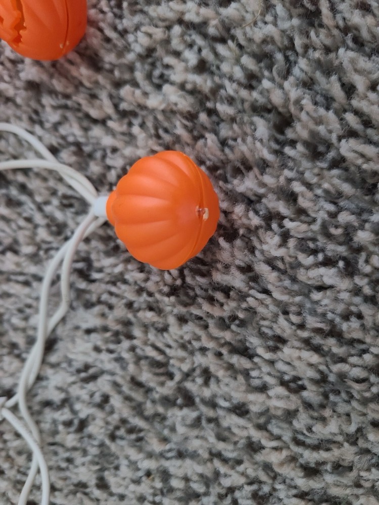 Vintage Pumpkin Blow Mold HALLOWEEN String Lights 2 Sets