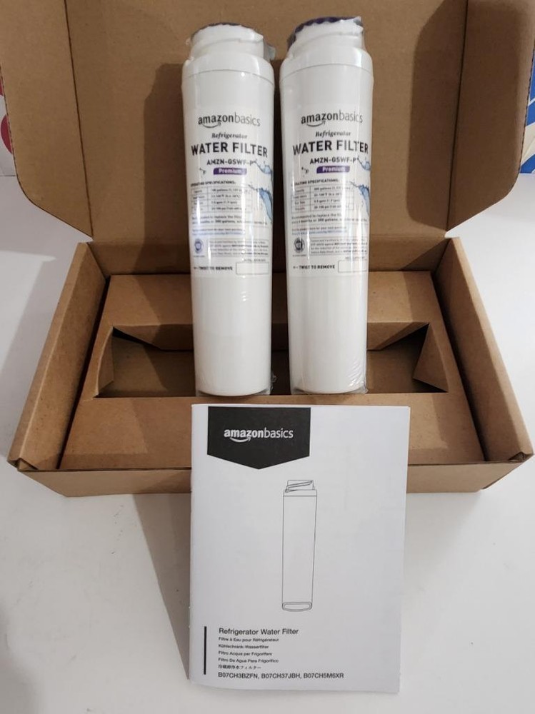 GSWF Premium Refrigerator Water Filter Cartridge Replacement  for GE 2 Pack