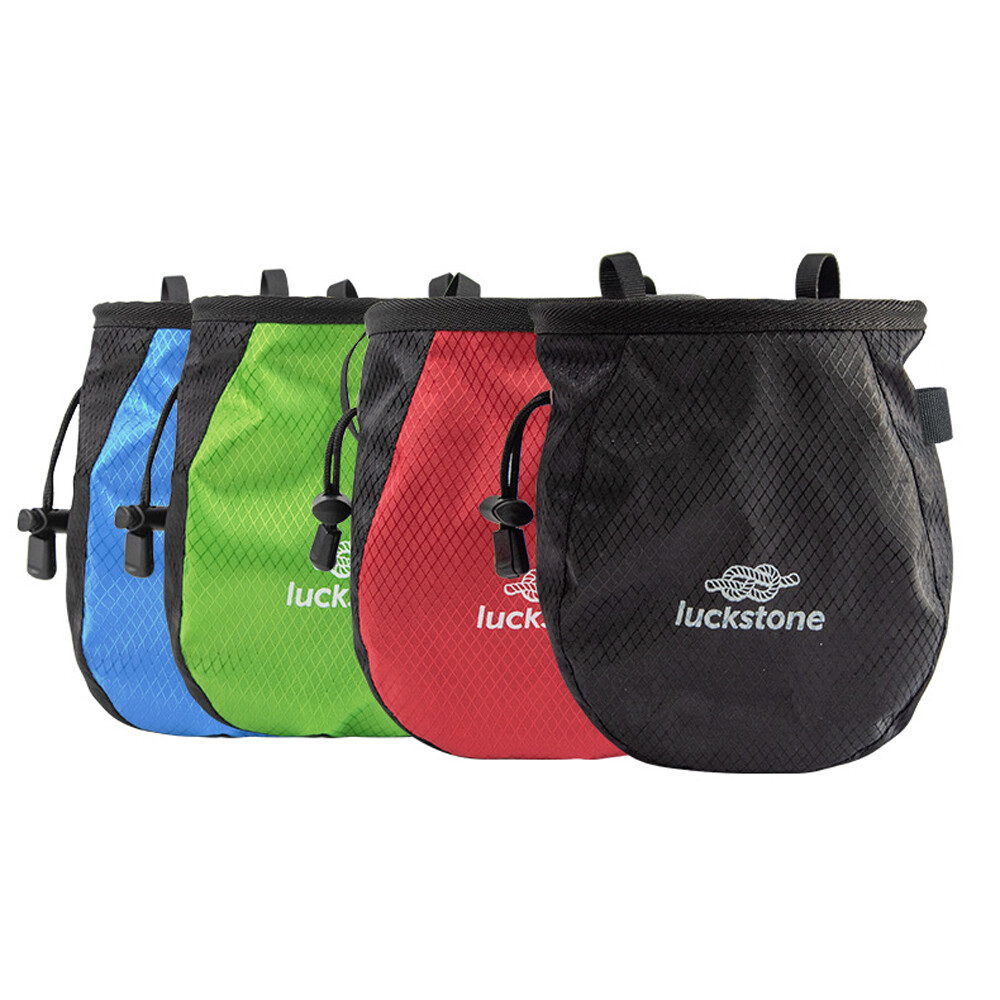 Climbing Chalk Bag Adjustable Drawstring Bag with Brush for Z8Y7