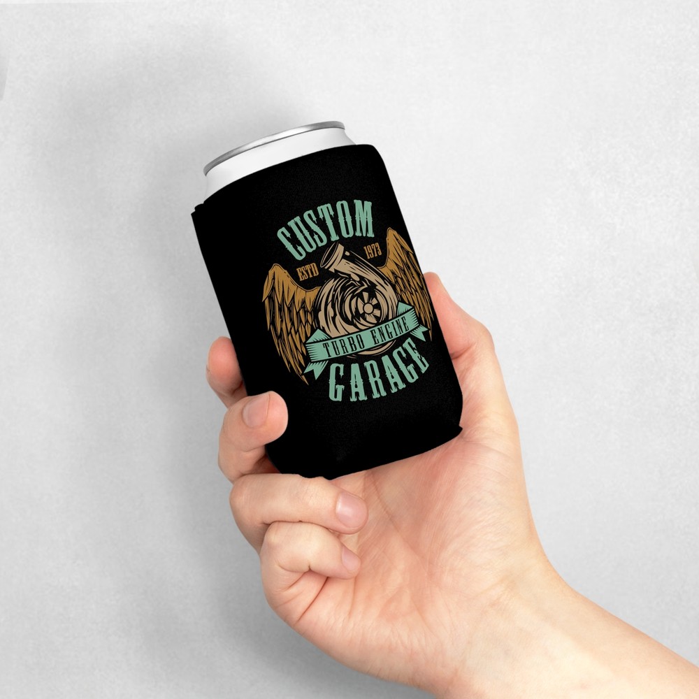 Custom Turbo Engine Garage - Can Cooler Sleeve