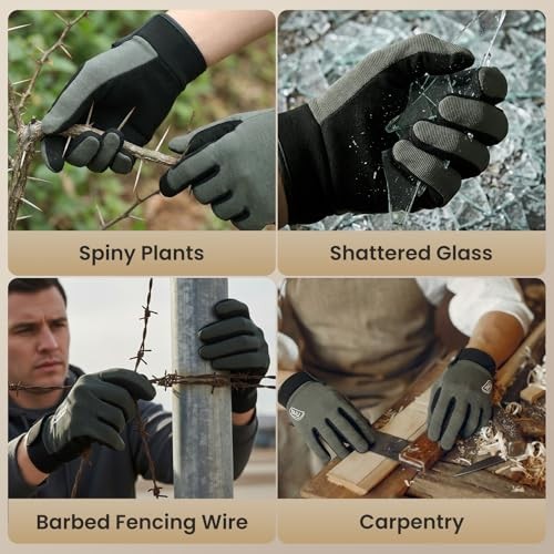Level 2 Needlestick, Level 5 Puncture Resistant Work Gloves, Medium 2 Pairs