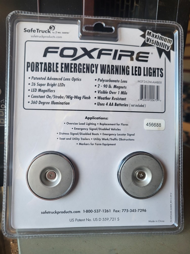 Foxfire Portable Emergency Warning LED Lights