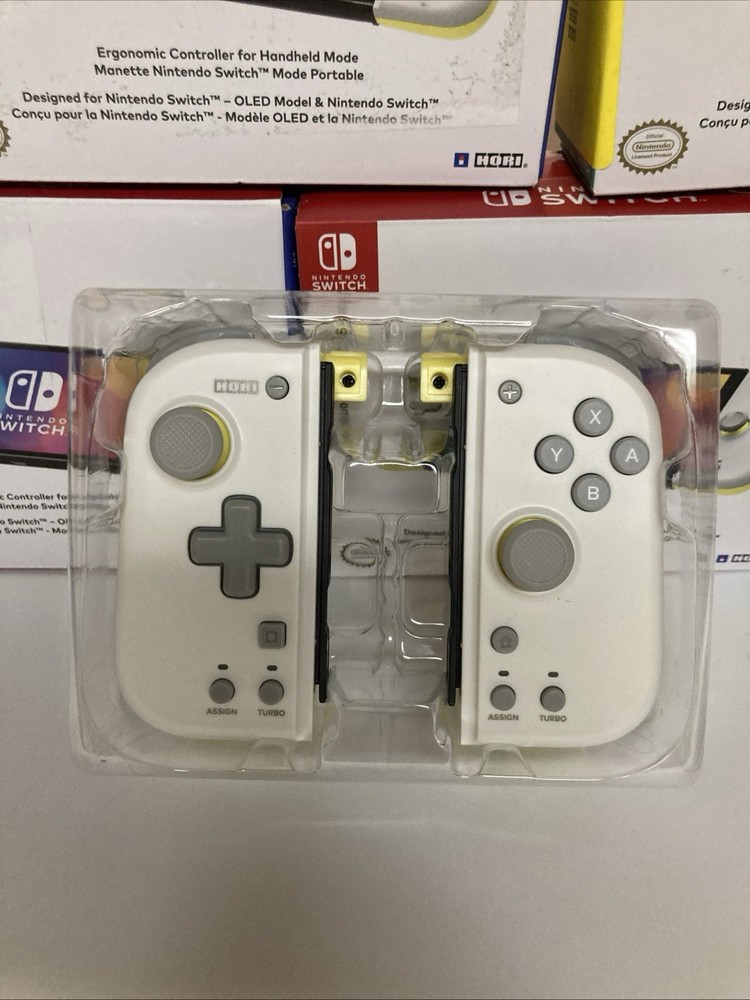 Nintendo Split Pad Compact Joysticks Light Gray/Yellow For Switch