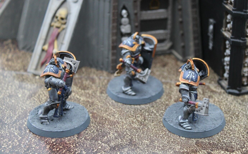 Stormcast Eternals 6x Silver Liberators, Painted, ID#1420