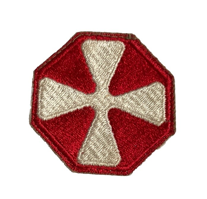 WWII US 8th Army Shoulder Patch