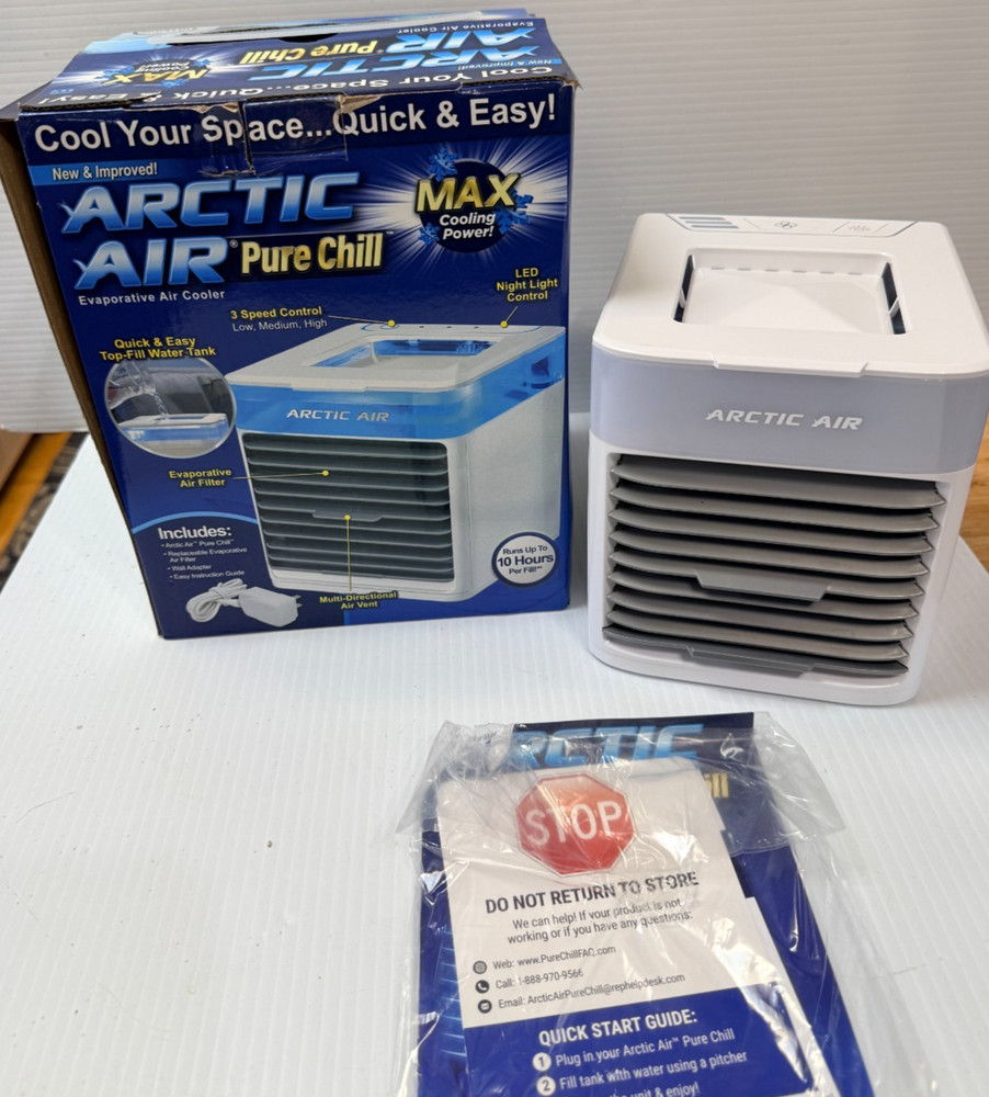 Arctic Air PURE CHILL MAX Cooling Power! - Evaporative Air Cooler Hydro Chill