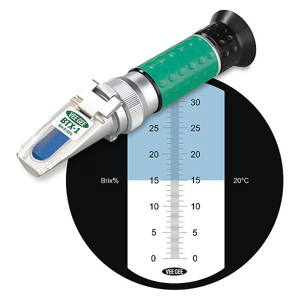 Vee Gee Refractometer, Analog, 0-32 BTX-1 Vee Gee BTX-1