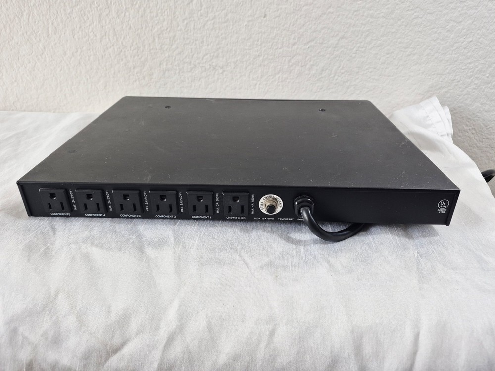 DAK SPC-1000 Stereo Power Controller Surge Protector Fully Functional