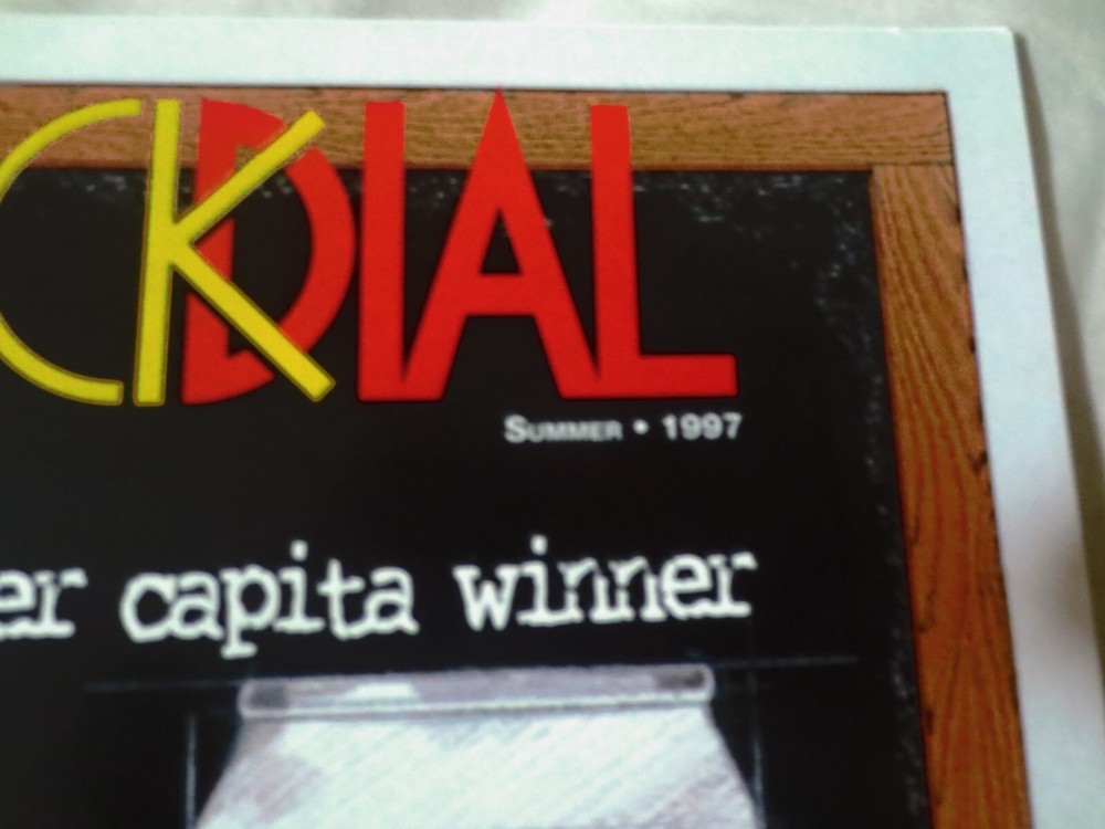 DR PEPPER CLOCK DIAL SUMMER 1997 MAGAZINE