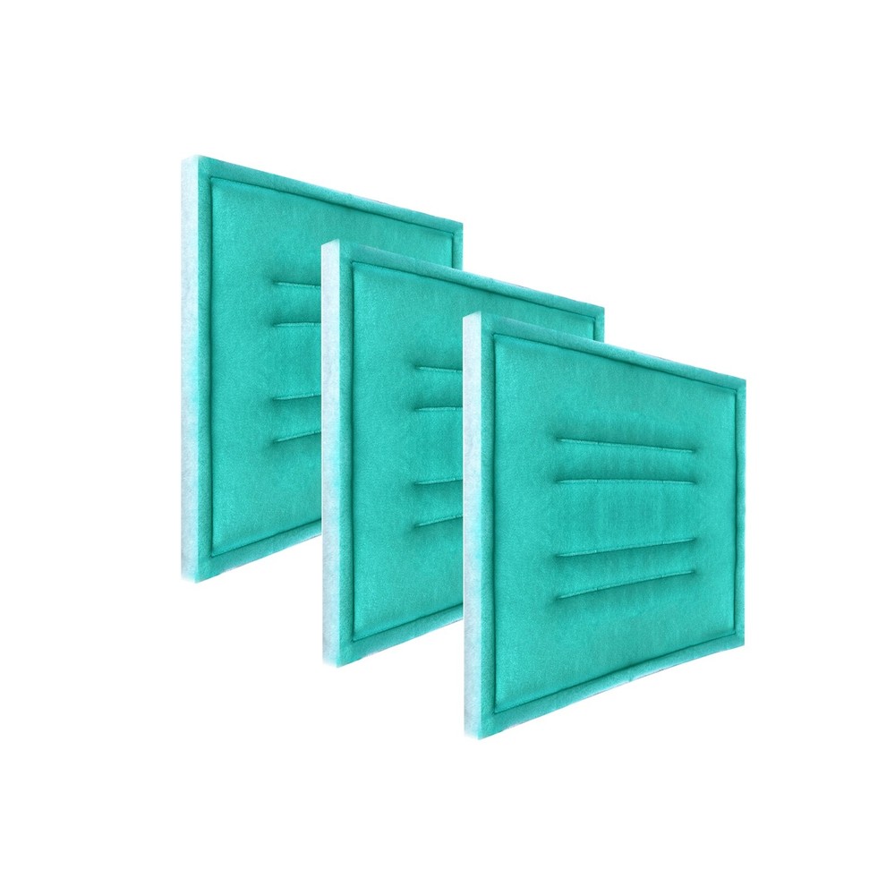 Paint Booth Intake Tacky Filter Panel, Metal Frame, 20" x 20" (40/case), MERV 7