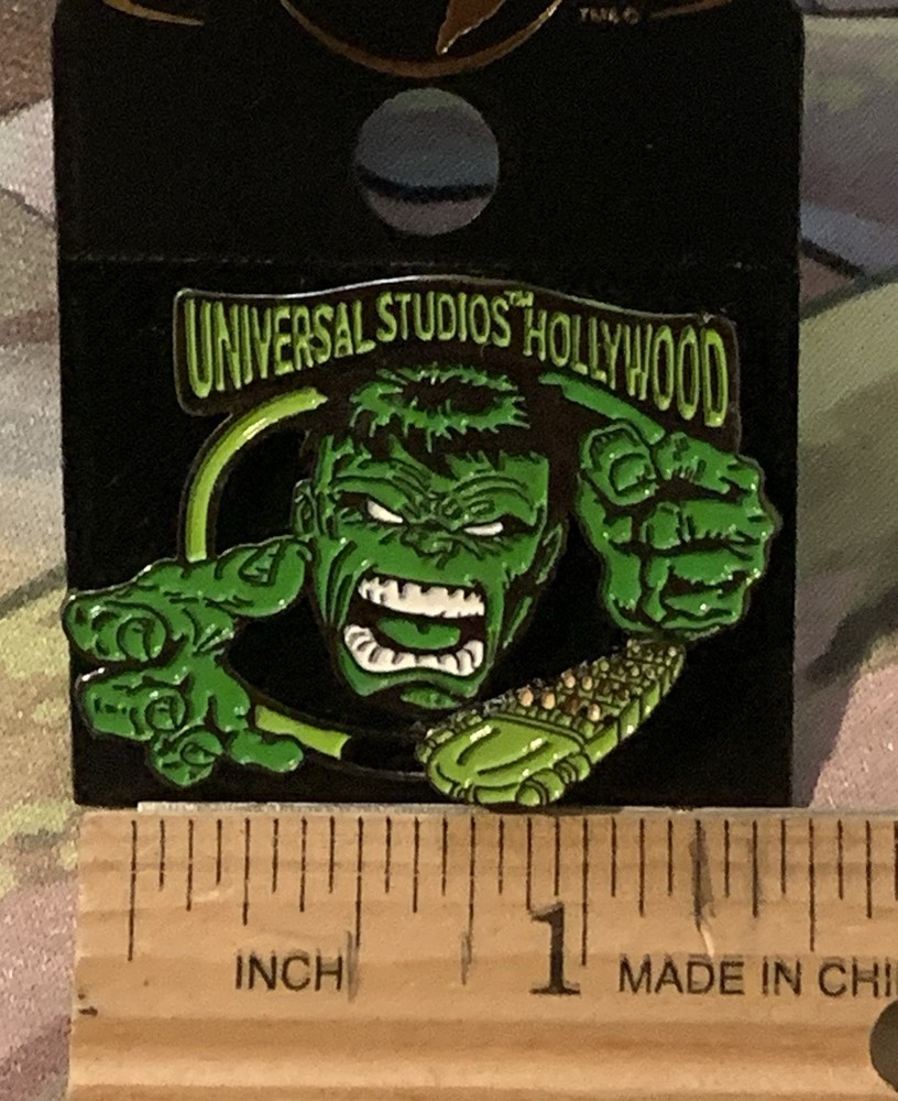 Universal Studios Hollywood Incredible Hulk Coaster Pin 2002