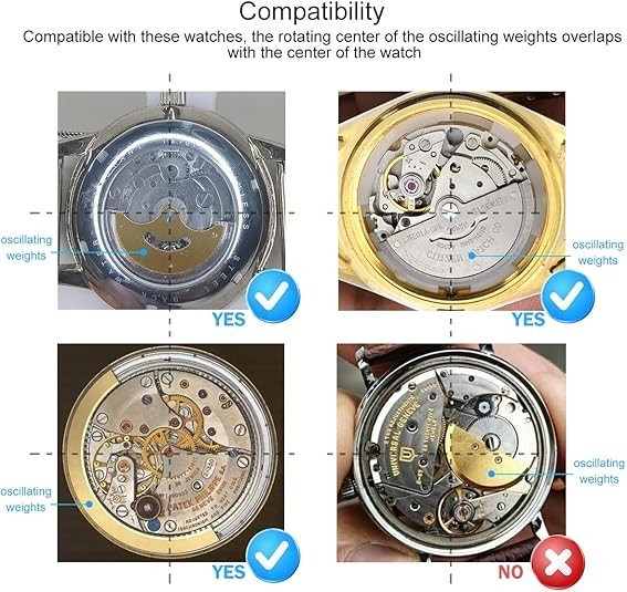 Single Watch Winder for Automatic WatchesTimer Batterieversion