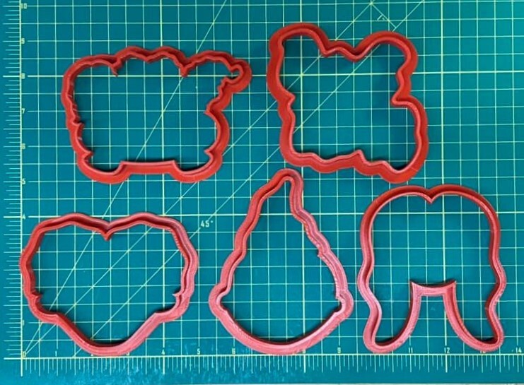 5x Hocus Pocus Coookie Cutter