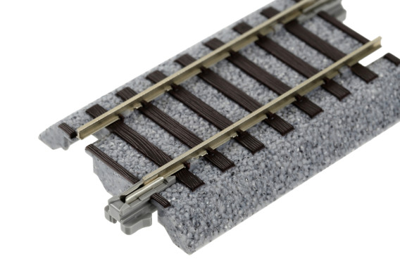 Kato #2-105 HO Scale 60mm (2 3/8") Straight UniTrack - Code 83 - 4 sections