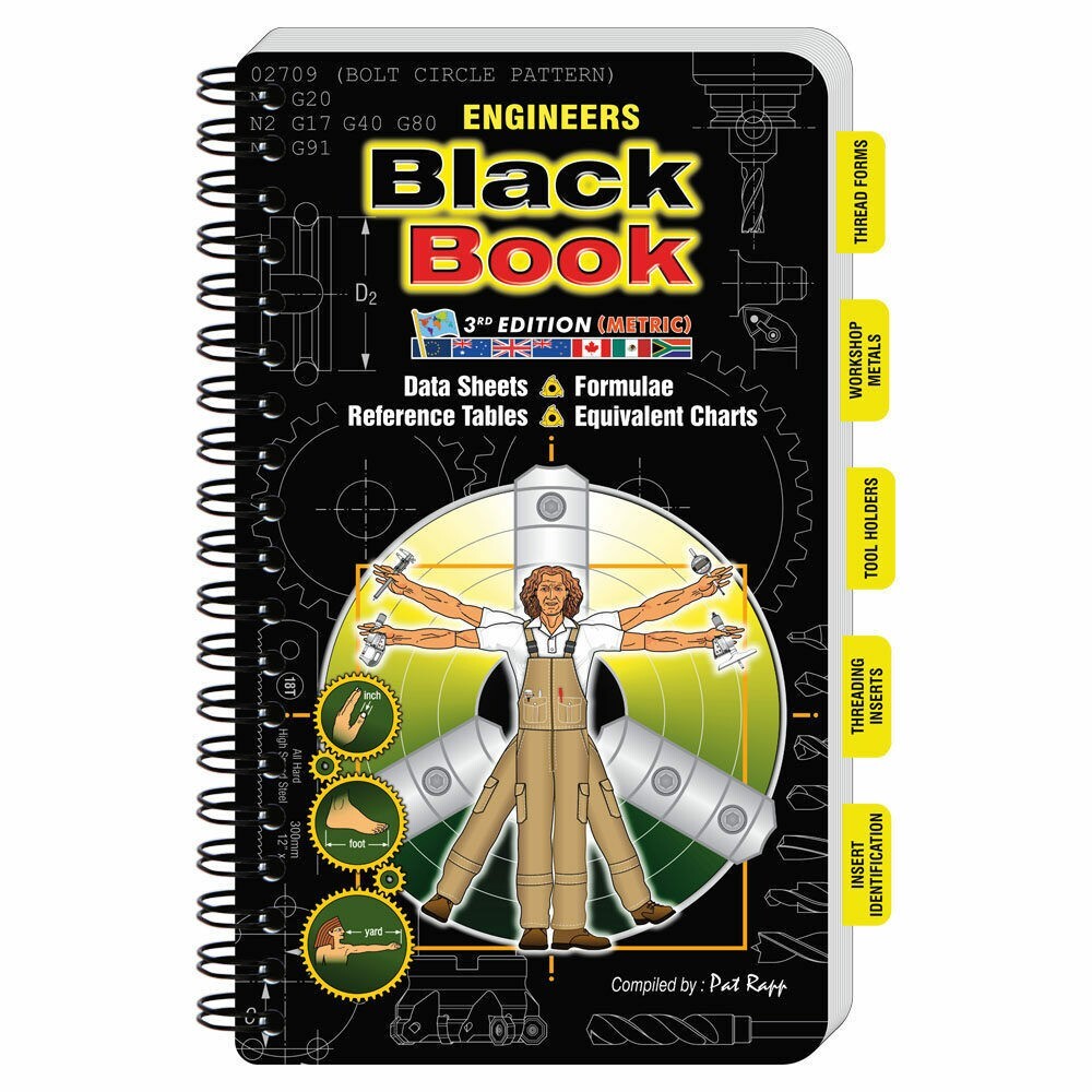 ENGINEERS Black Book - 3rd Edition (METRIC) Large Workbench Edition
