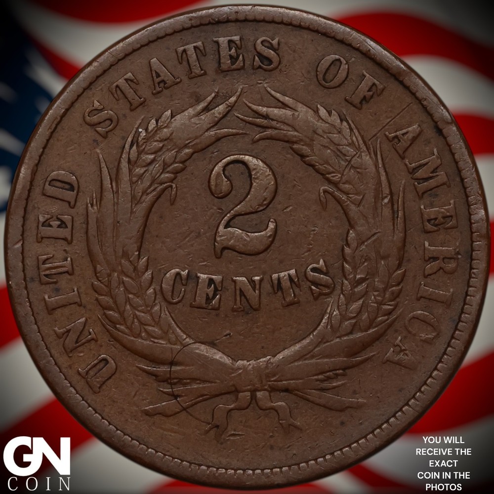 1869 2 Cent Piece Z8733