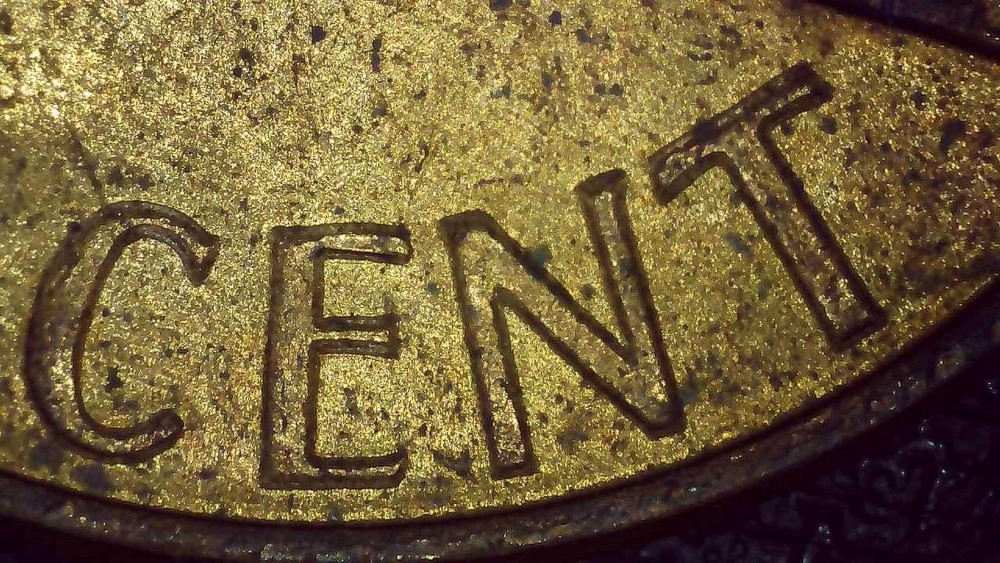 1979 D Lincoln Penny error repunched mintmark