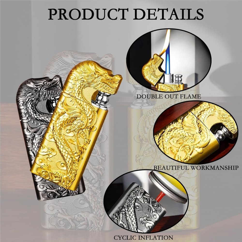 Torch Lighter, Dragon Lighter, Refillable Lighters, Cool Lighter, Fancy Light...