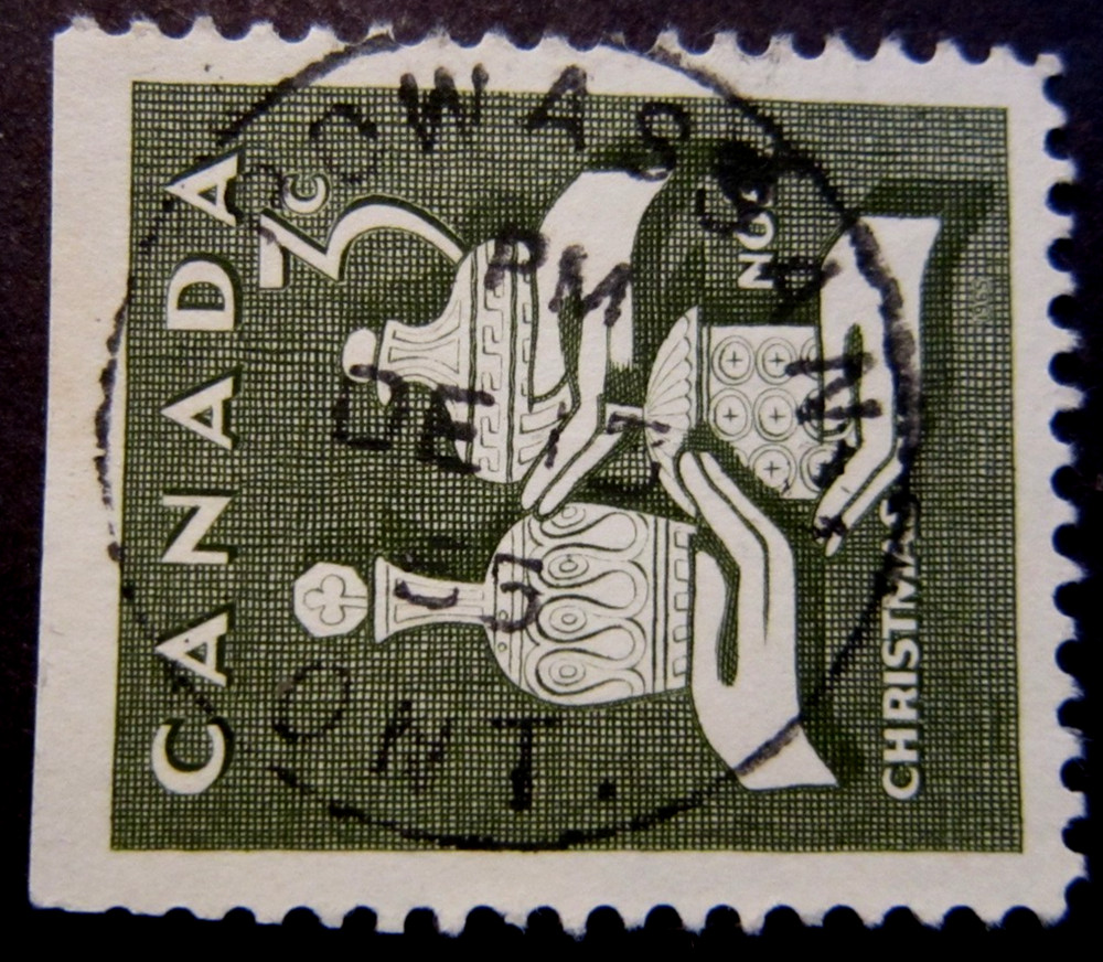 Canada #443AS CDS Cancel Powassan, ON {ebhs152}
