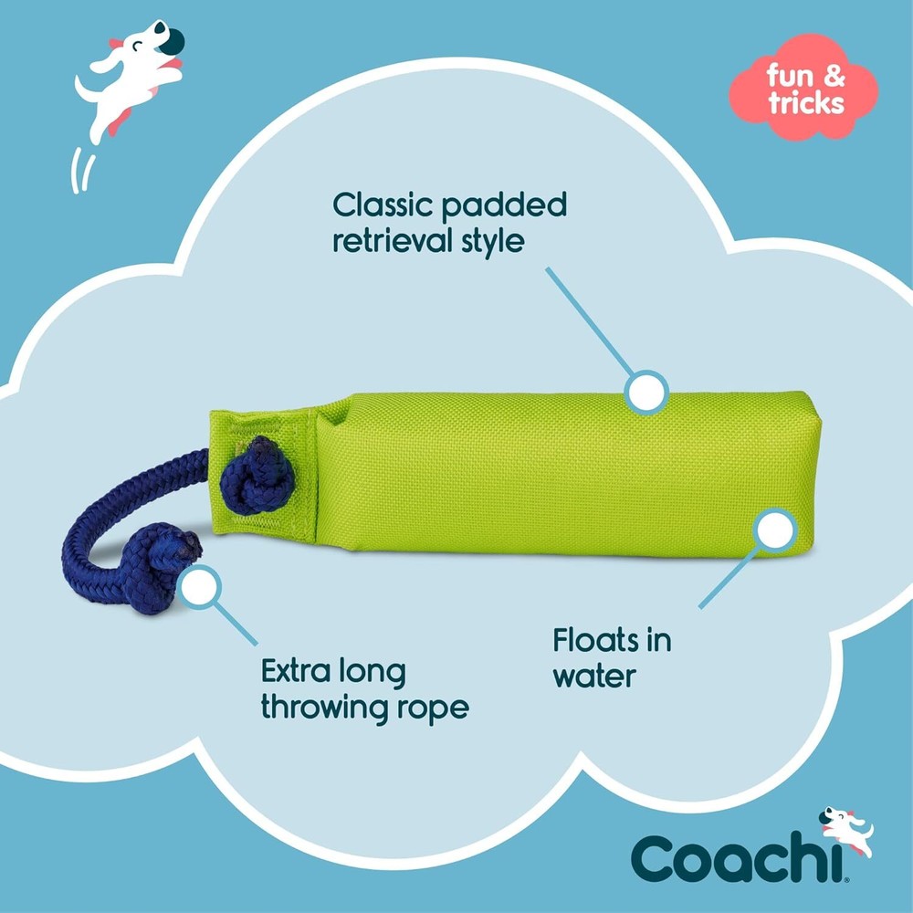 Coachi Canvas Training Dummy, Floats, Long Distance Throwing, Medium, Lime