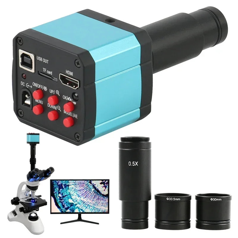 Electronic Eyepiece Video Microscope Cameras Mounting Size 23.2mm Ring Adapters