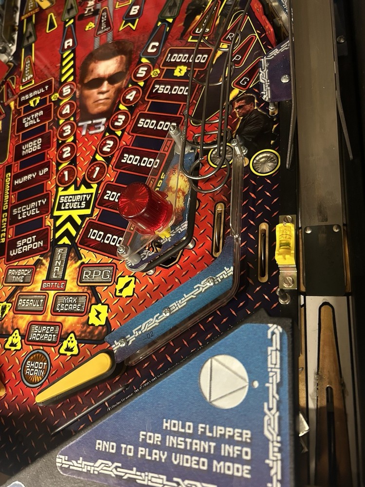 STERN TERMINATOR 3 PINBALL MACHINE ARNOLD!