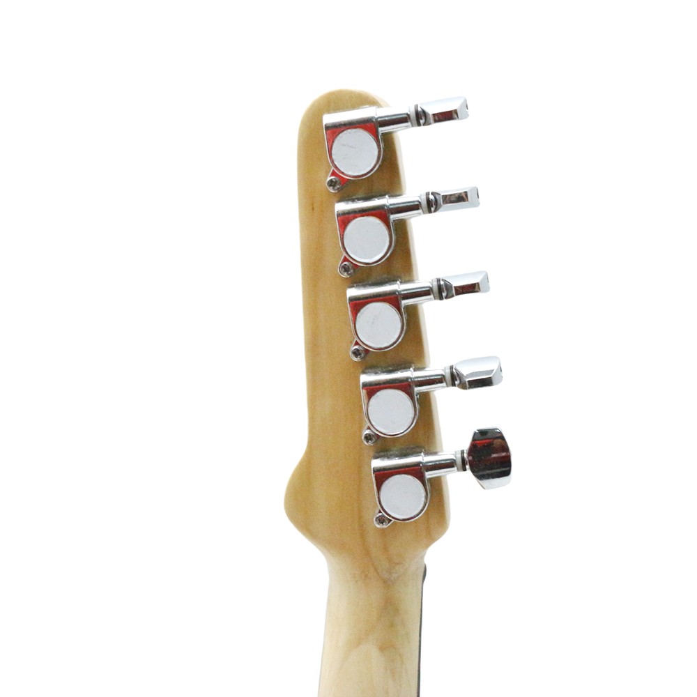 5 String 4/4 Electric Violin Large Jack Style Solid Wood with Case Shoulder Rest