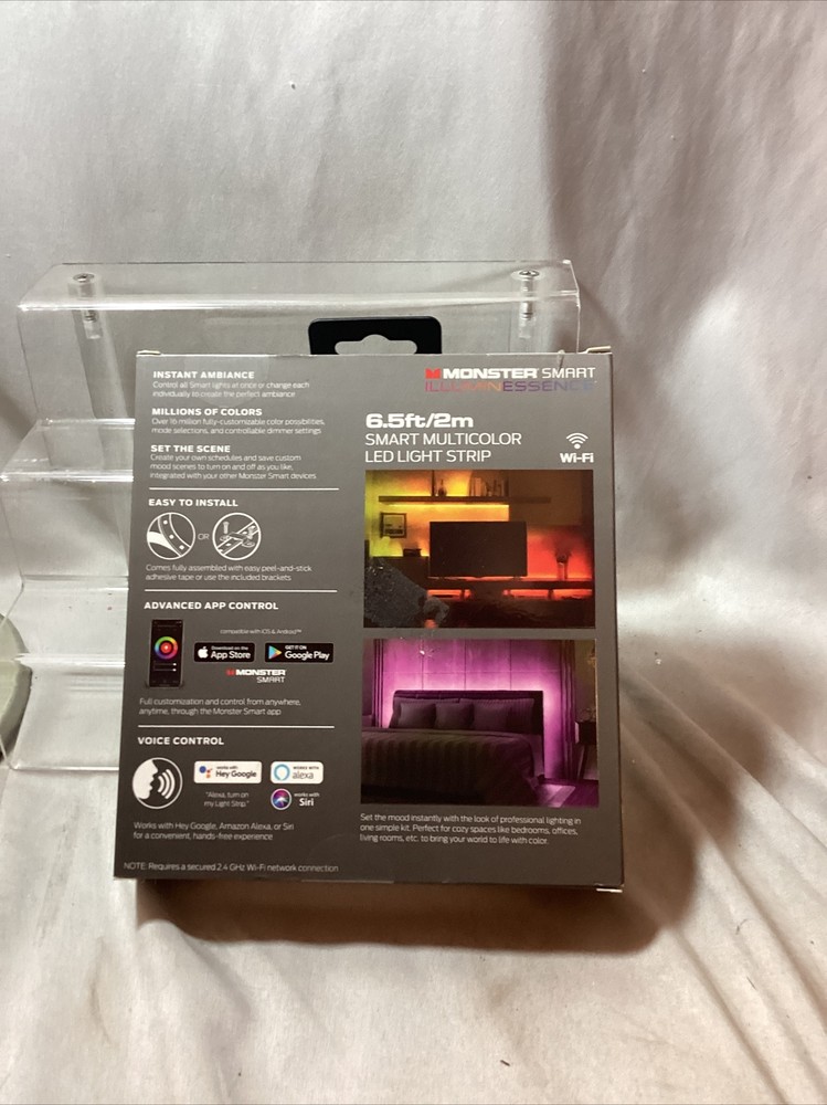 Monster 6.5ft Smart Multi Color & Multi White LED Light Strip