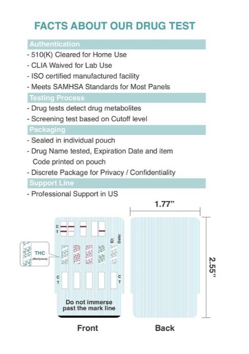 Easy@Home Multidrug Testing Kits 10 Panel I