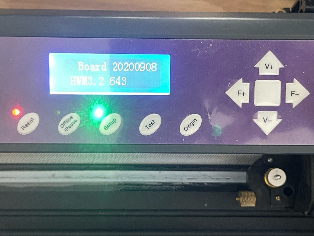 Cutter Plotter 34” Vinyl Cutting Printing Machine Model KI-870S Tested Used Work