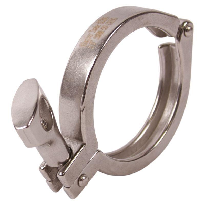 Sanitary Pressure Tri Clamp | 2.5 (2 1/2) inch Single Hinge - SS304 (5 Pack)